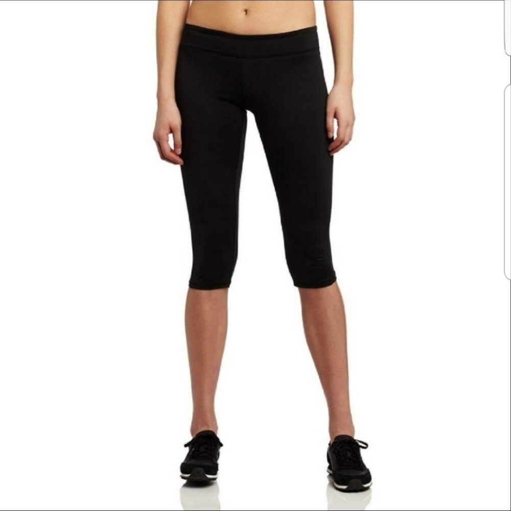 Hurley Nike Dri Fit Juniors Black Crop Leggings